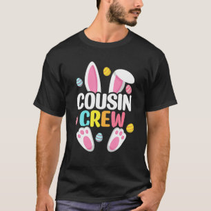 Camiseta Cousin Crew Easter Família Bunny Que Corresponde