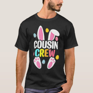 Camiseta Cousin Crew Easter Família Bunny Que Corresponde T
