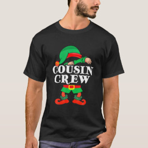 Camiseta Cousin Crew - Equipe ELF Fofo da Família de Natal