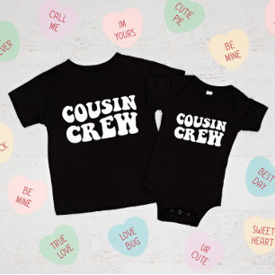 Camiseta Cousin Crew   Família Black Matching