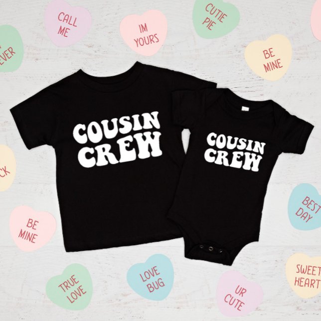 Camiseta Cousin Crew | Família Black Matching (Criador carregado)