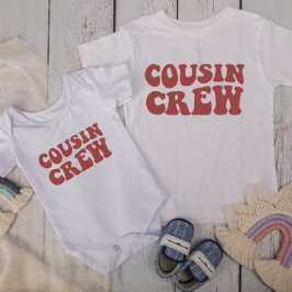 Camiseta Cousin Crew | Família Maroon Matching
