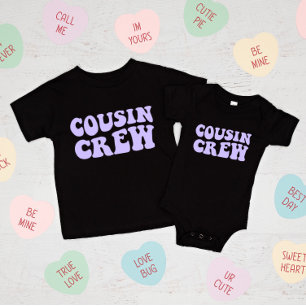 Camiseta Cousin Crew Família Mauve Matching