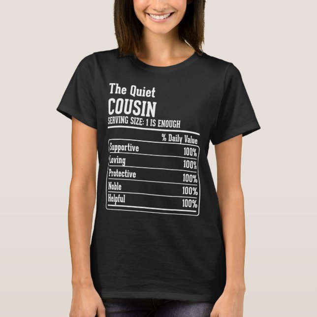 Camiseta Cousin Crew Fata o Primo Silencioso (Frente)