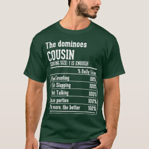 Camiseta Cousin Crew Fatos Nutricionais dos Dominós