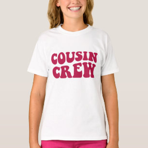 Camiseta Cousin Crew   Fígados Familiares Da Fuchsia Unisex