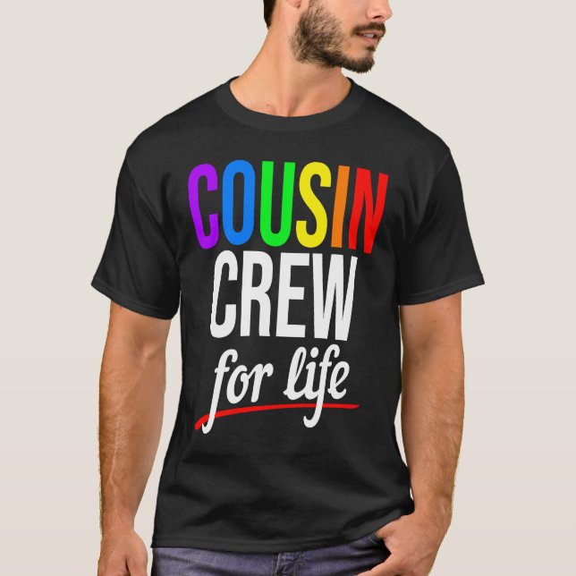 Camiseta Cousin Crew For Life Family Cousin Matching for Bo (Frente)