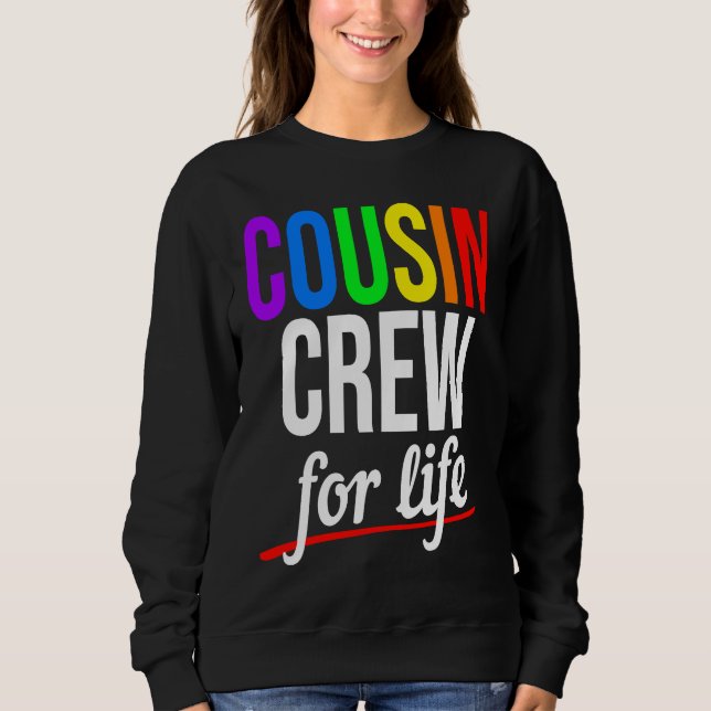 Camiseta Cousin Crew For Life Family Cousin Matching for Bo (Frente)