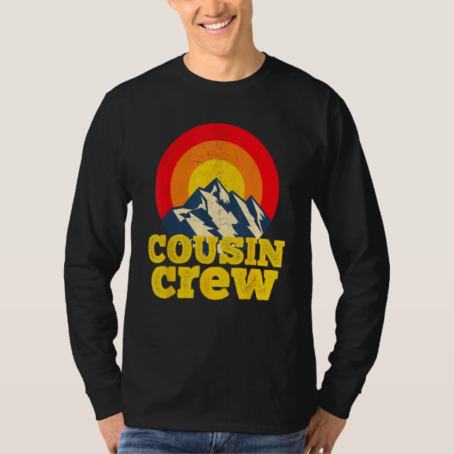 Camiseta Cousin Crew Kids Matching Tees Camping Group Cousi (Frente)