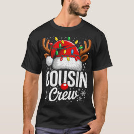 Camiseta Cousin Crew Matching Christmas Pajamas 2025 Family