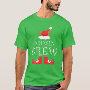 Camiseta Cousin Crew Papais noeis Natal Pajama Dabbing Papa
