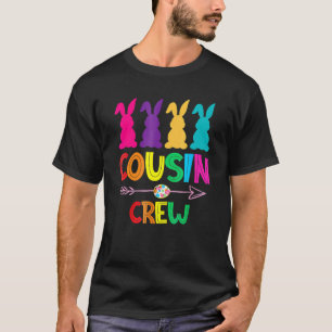 Camiseta Cousin Crew Páscoa Day Cute Bunny Todd