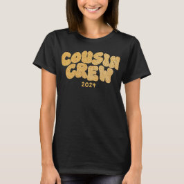 Camiseta Cousin Crew | Reunião Dourada da família primo