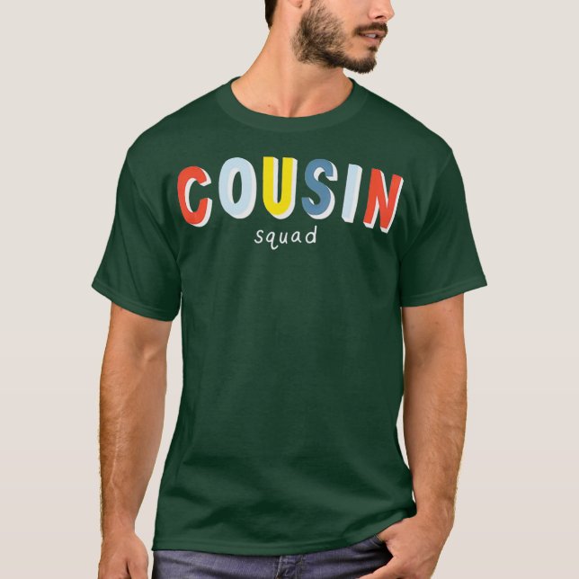 Camiseta Cousin Squad Cousin (Frente)