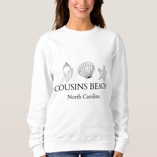 Camiseta Cousins Beach Crewneck (Frente)
