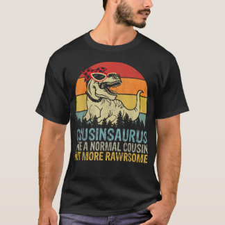 Camiseta Cousinsaurus Como Um Primo Normal Mas Mais