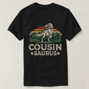Camiseta Cousinsaurus Dinossaur T Rex Cousin Saurus Matando