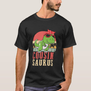 Camiseta Cousinsaurus Funny Dinosaur Dino T Rex Cousin Adul