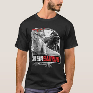 Camiseta Cousinsaurus para Meninos T-Rex Cousin Dinossaur