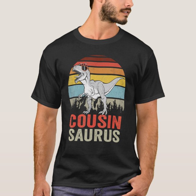 Camiseta Cousinsaurus Rex Dinosaur Cousin Saurus Family Din (Frente)