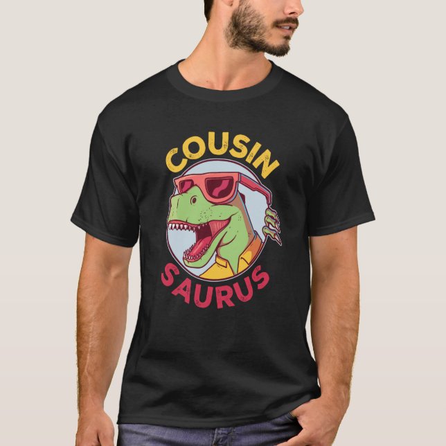 Camiseta Cousinsaurus Rex Dinosaur Cousin Saurus Family Mat (Frente)
