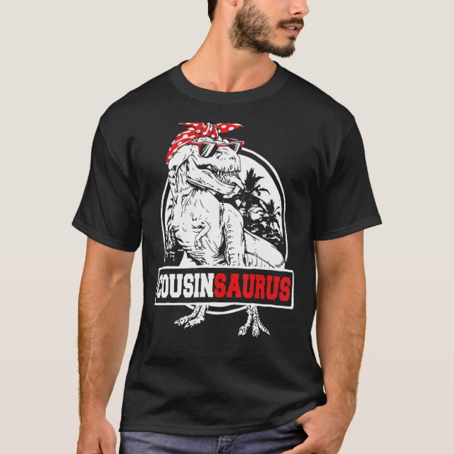 Camiseta Cousinsaurus Rex Dinosaur Cousin Saurus Mat (Frente)