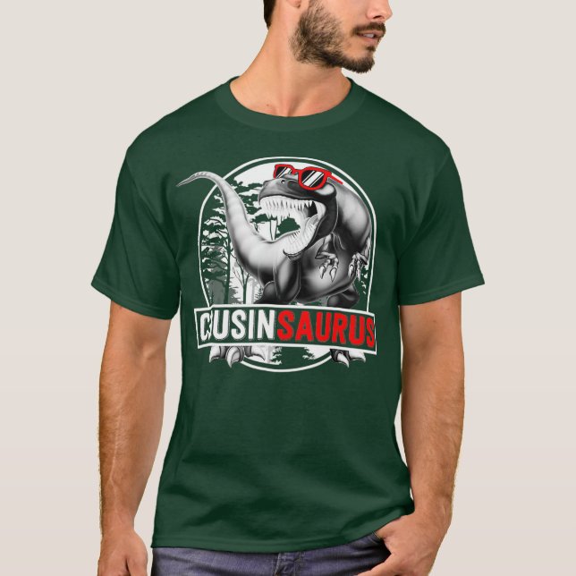 Camiseta Cousinsaurus Tshirt Cousin Dinosaur Gift Cousin (Frente)