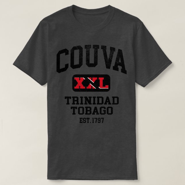Camiseta Couva Trinidad e Tobago XXL design Athletic (Frente do Design)