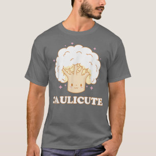 Camiseta Couve-flor Vegetal Sobrecarga Comida sã