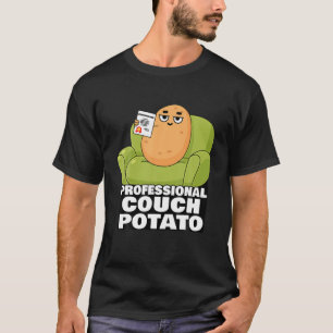 Camiseta Couve profissional, batata preguiçosa, presente, 