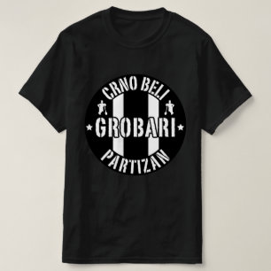 Camiseta Coveiros Preto e Branco Partizan