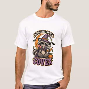 Camiseta Coven de Lanche da Meia-Noite Bruxa Engraçada Guax