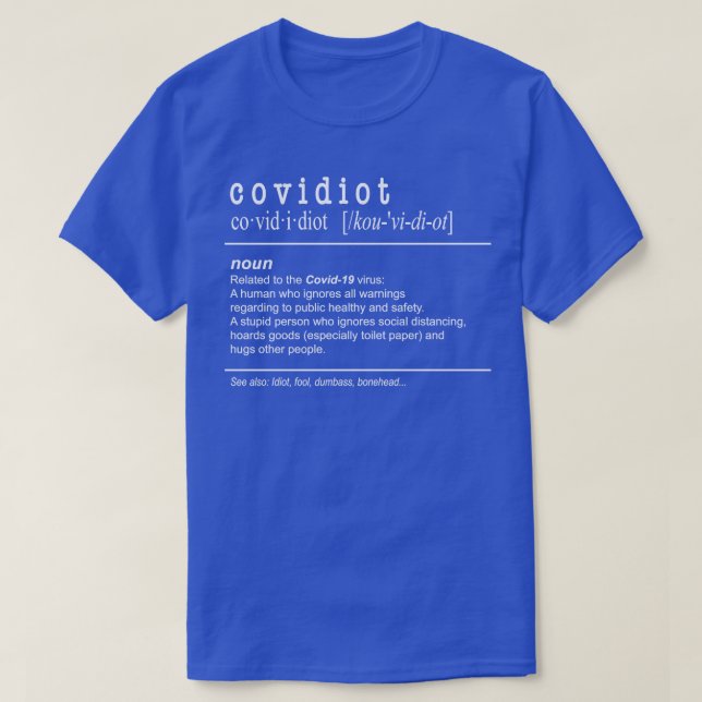 Camiseta CovNoun Definição 1 (Frente do Design)