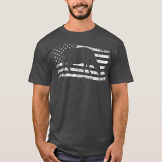 Camiseta Cow American USA Flag Farmer Cow Lover Patriotic D