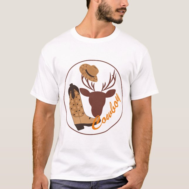 Camiseta Cow boy (Frente)