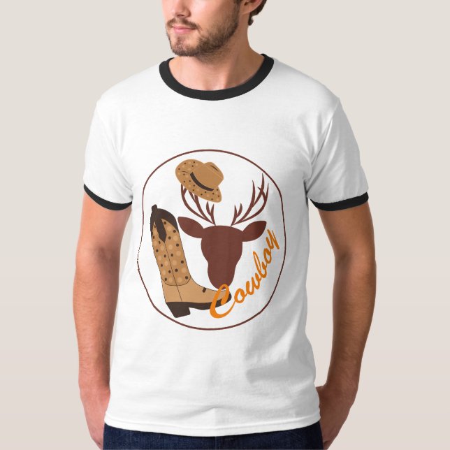 Camiseta Cow boy (Frente)