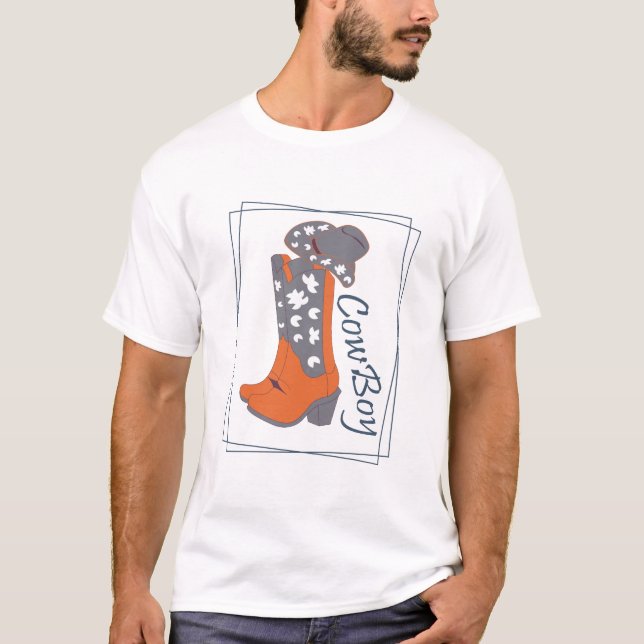 Camiseta Cow boy (Frente)
