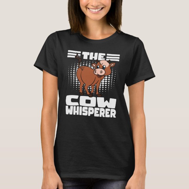 Camiseta Cow Butt The Cow Whisperer (Frente)