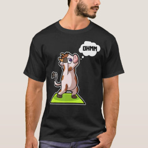 Camiseta Cow Calf Yoga Possui Ginástica Esportiva Ohm Pulso