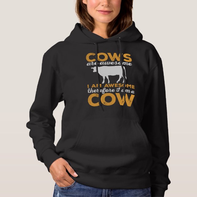 Camiseta Cow Farm Animals Cows are Awesome (Frente)