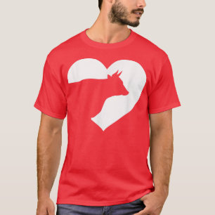 Camiseta Cow Just A Girl Who Loves Cows Farmer heart vintag