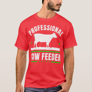 Camiseta Cow Lover Cattle Farmer Professional Cow Feeder