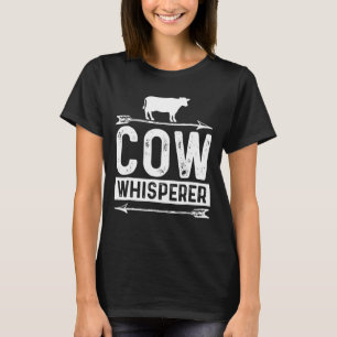 Camiseta Cow Whisperer Engraçado