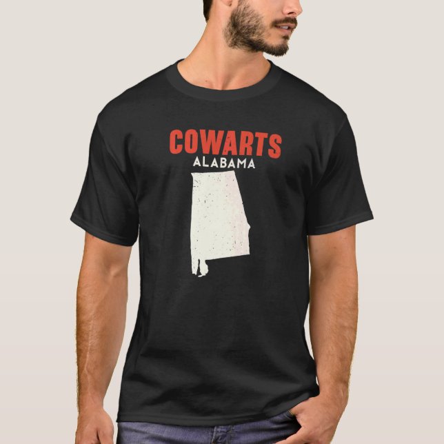 Camiseta Cowarts Alabama EUA State America Viagem (Frente)