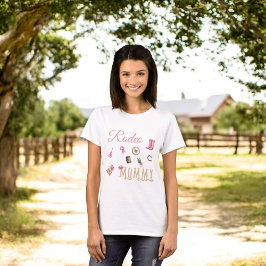 Camiseta Cowboy Adventure Ocidental Primeira Mamãe de Anive