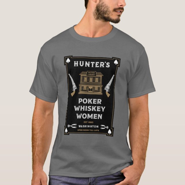 Camiseta Cowboy American Frontier Saloon (Frente)