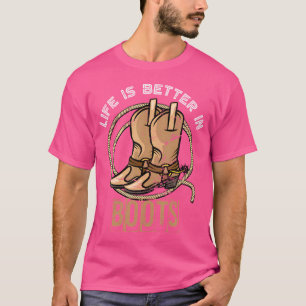 Camiseta Cowboy Boots Country Cowboy Rodeo Men Gift Western