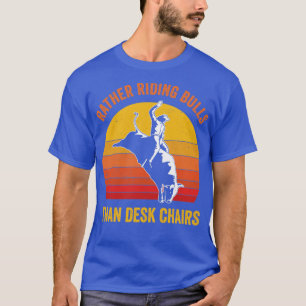 Camiseta Cowboy Bull Dirigindo Rodeo Bull Touro Engraçado