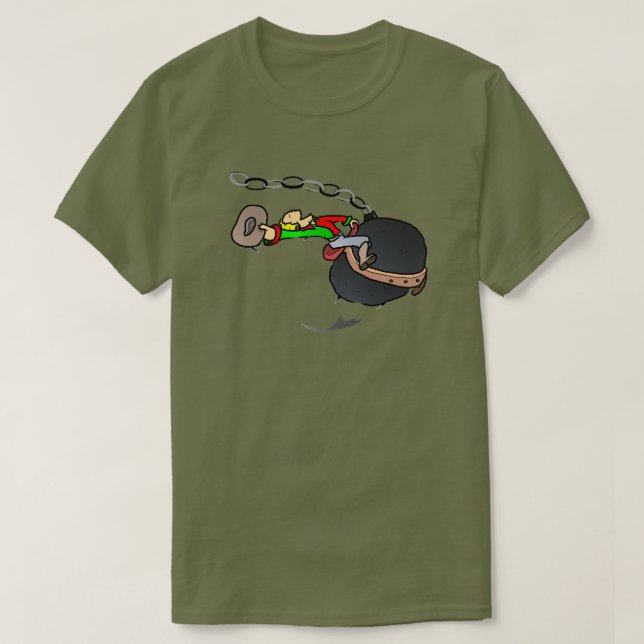 Camiseta Cowboy Cannon Ball (Frente do Design)