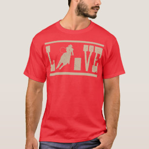 Camiseta Cowboy Cavalo Correndo de Barrel